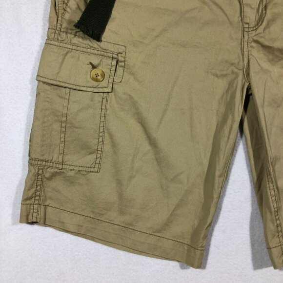 Wear First Shorts Mens 38 Legacy Belted Cargo Shorts Khaki 818853 NEW - Picture 3 of 12